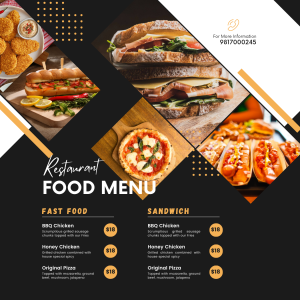 Menu Card Design